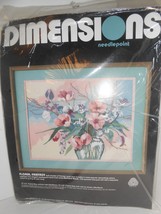 Dimensions Cross Stitch Floral Fantasy Needle 2316 VTG Barbara Mock USA NEW - $14.90