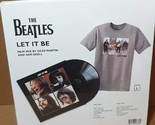 The Beatles Let It Be Vinyl + LG T-Shirt Bundle Limited Edition Exclusiv... - $20.53