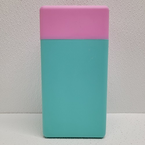 Vintage Crown Corning Outdoor Thermique Wine Cooler Aqua Blue & Pink! EUC! Item image 7
