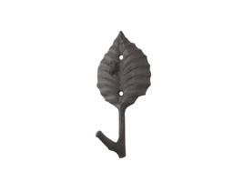 [Pack Of 2] Cast Iron Birch Tree Leaf Decorative Metal Tree Branch Hook 5.5&quot;&quot; - £36.44 GBP