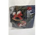 Columbia Minerva Neddlepoint Christmas Idea Sleigh And Horse Ornament Kit - $28.86