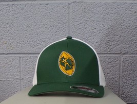 Flexfit® Green Bay Packers 1956-61 Logo Mesh Back Embroidered Ball Cap Hat New - £21.11 GBP