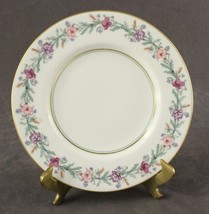 Vintage English China Royal Worcester 8&quot; Salad Plate Elysian Pattern Flo... - $9.65
