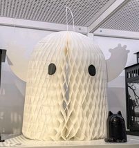 IKEA KUSTFYR Hanging Decoration Ghost White 20&quot; Halloween Decor New - $37.26 CAD