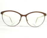 Lindberg Eyeglasses Frames 9579 Col. K190/60 Iridescent Pink Orange 52-1... - $296.99