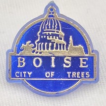 Boise City Of Trees Plastic Vintage Pin Idaho - $12.95