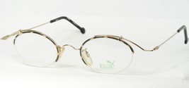 Vintage Rare Puma Mp 901 923 Gold /DARK Green Eyeglasses Glasses 43-22-135mm - £59.03 GBP