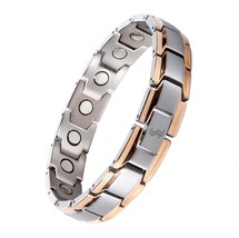 Elegant Titanium Magnetic Therapy Bracelet - £126.55 GBP