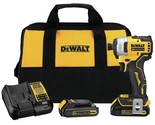 DEWALT ATOMIC 20V MAX* Impact Driver, Cordless, Compact Kit, 2 Batteries... - £164.82 GBP