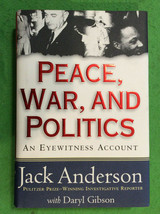 Peace, War, And Politices By Jack Anderson - First Edition - Hardcover - £15.98 GBP