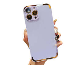 Anymob iPhone Case Purple Frosted Skin Feel Camera Protection Mobile Cover - £18.75 GBP