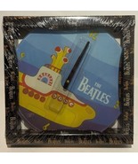 The Beatles &quot;Yellow Submarine&quot; 12in. Glass Clock NIP Paul Ringo John George - £54.94 GBP