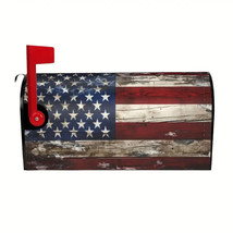 Vintage American Flag Mailbox Cover / Wrap for Standard Size Mailbox - 2... - $8.70