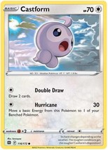 Castform 116/172 Common Brilliant Stars Pokemon Card - £7.89 GBP