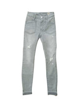 FREE PEOPLE We The Free Damen Jeans Schlank Sanft Denim Grau Größe 26W OB1064220 - £37.92 GBP