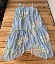 All worthy NWOT Women’s hunter mcgrady printed chiffon dress size 2X blue AS  - £15.58 GBP