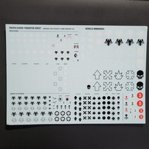 Raven Guard Transfer Sheet Infantry &amp; Vehicle - 40k - Space Marines Decals - €11,91 EUR