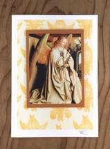 Archangel Gabriel Religious Theme No.2 Greeting Card - $8.00