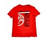 Express Men&#39;s T-Shirt Size Medium Red Cotton QD17 - $8.41