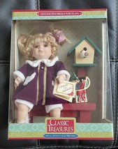 Classic Treasures - Girl Birdhouse and Toy Special Edition Collectible Doll New - £26.57 GBP