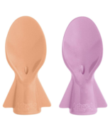Cherub Baby Universal Food Pouch Spoons Orange &amp; Pink 2 Pack - $68.44