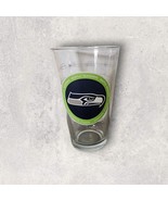 Seattle Seahawks NFL Football Pint Drinking Glass Cup 16 oz 6 1/4&quot; ~RARE~ - $234.30 MXN