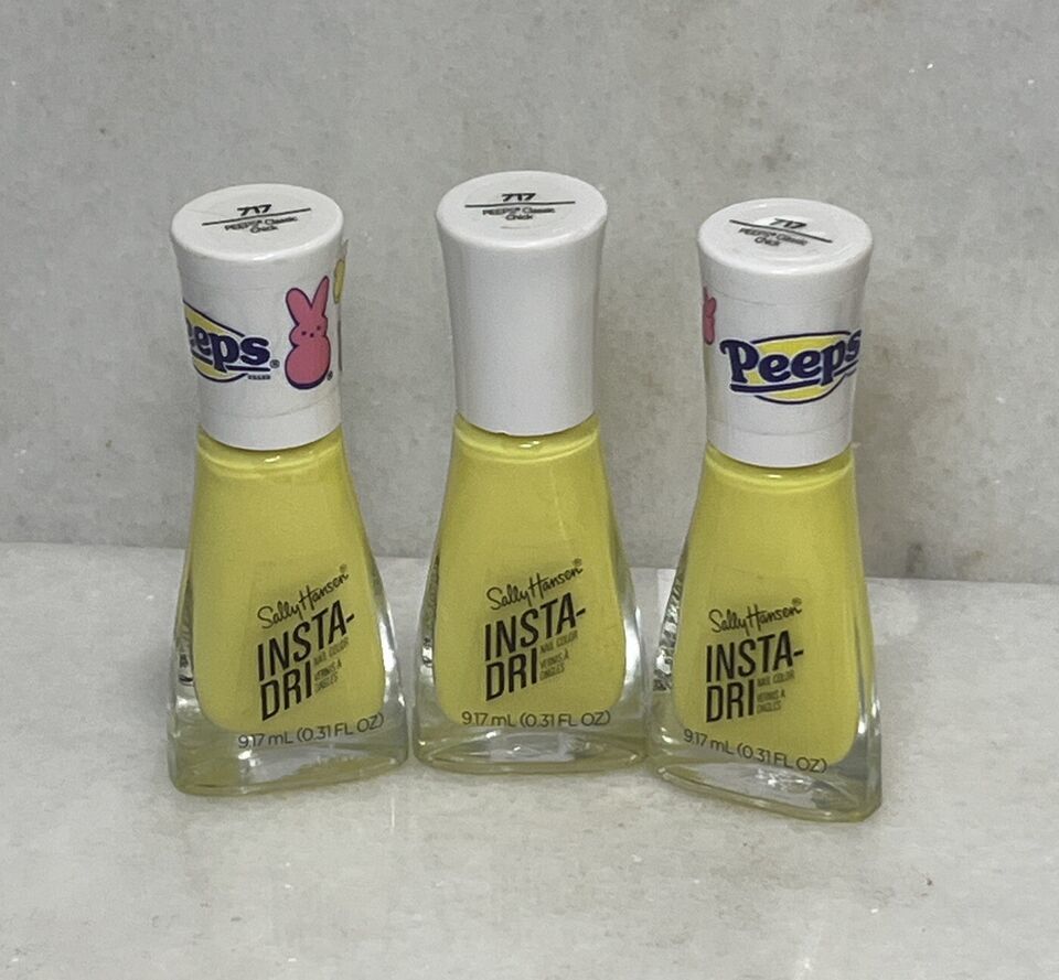 3 Sally Hansen Insta-Dri Nail Color Polish 717 Peeps Classic Chick 0.31oz - $12.67