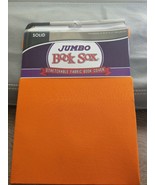 Book Sox Standard Stretchable Fabric Book Cover Orange Fits 9x11&quot;Book Or... - £6.76 GBP