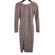 Dress The Population Tweed Mixed Yarn V Back Dress - £75.18 GBP