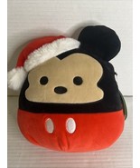 NEW Kellytoy Squishmallows Disney 8” Mickey Mouse Christmas Santa Hat So... - $190.63 MXN