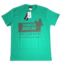 The Office TV Show DUNDER MIFFLIN INC. Paper company T-SHIRT Green - $9.99