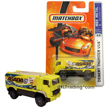 Yr 2007 Matchbox MBX Metal 1:64 Die Cast Car #63 Yellow Asada DESERT THU... - $19.99