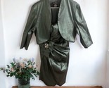 KATHY ROBERTS 2 Piece Jacket Shrug and Dress SIZE 18 sleeveless flower j... - $49.49
