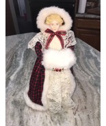 Christmas Tree Topper Women Vintage Rare - $414.26 MXN