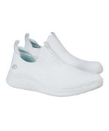 Skechers Womens Ultra Flex Slip On Casual Sneakers,White,8.5M - £53.26 GBP