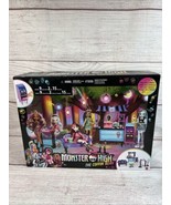 Monster High Playset Coffin Bean  Spooky Cafe Furniture &amp; Coffee Shop Da... - $59.39