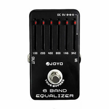 Joyo JF-11 EQ Equalizer 6-Band Guitar Effect Pedal True Bypass New - £29.88 GBP