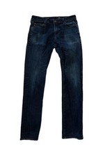 AG ADRIANO GOLDSCHMIED Mens Jeans THE EVERETT Dark Wash Denim Slim Strai... - £25.24 GBP