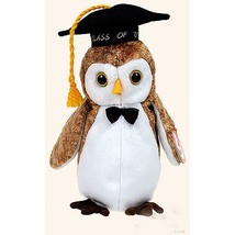 Wisest The Owl Class of 2000 Retired Ty Beanie Baby MWMT Collectible Graduation - £5.54 GBP