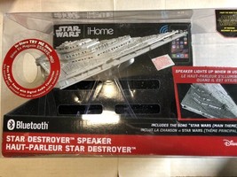 NEW Star Wars Episode VII Star Destroyer iHome Bluetooth Wireless Speaker eKids - £26.27 GBP