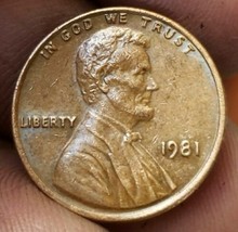 1981 Lincoln Penny  Doubling On Obverse And Reverse Free Shipping  - £7.89 GBP