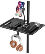 Multipurpose Metal Phone Holder Microphone Stand Tray - All-Inclusive Mi... - $30.95
