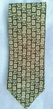 Valentino Silk Brown Floral Neck Tie for Men Italian Vintage Used Designer - $24.46