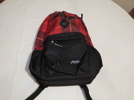 young and Reckless Y&amp;R red black bookbag backpack surf skate book bag back pack - £23.26 GBP