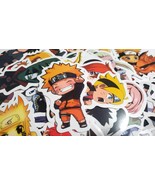 50pc Naruto Random Stickers for Skateboard/Luggage/Laptop flask Glossy Cute - £7.24 GBP