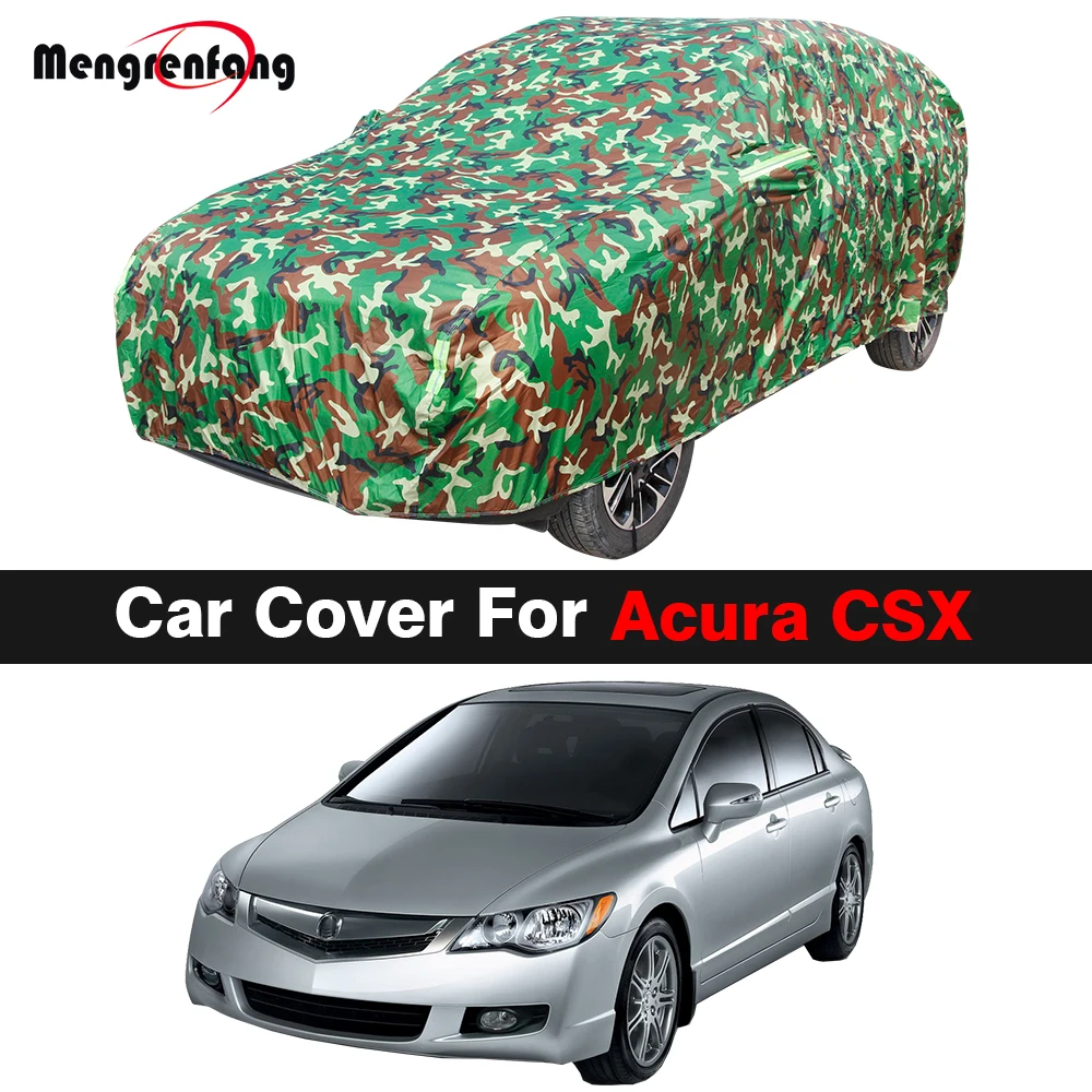 Camouflage Full Car Cover For Acura CSX 2005-2011 Anti-UV Sun Shade Snow Rain - £55.69 GBP+