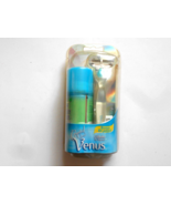 Gillette Venus Razor w/2 Cartridges and Satin Care Shave Gel Melon Splas... - £15.56 GBP