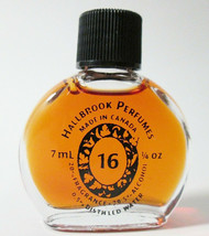 Souvenir HALLBROOK PERFUMES  #16 Made in Canada 1/4oz 7mL Miniature  - £4.80 GBP