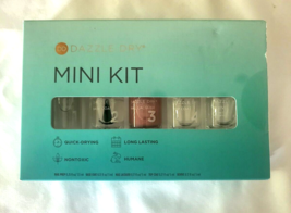 Dazzle Dry Mini Kit Less is Mauve Nail Prep, Basecoat, Laquer, Top Coat ... - $44.98