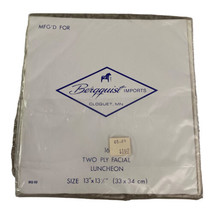 Vintage Bergquist Imports Floral Flower Luncheon Napkins (16) *New - €6,84 EUR